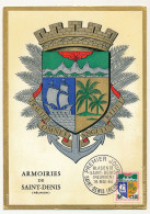 REUNION - Carte Maximum - 6F Blason De St Denis - Premier Jour - St Denis (Réunion) 16/5/1964 - Briefe U. Dokumente