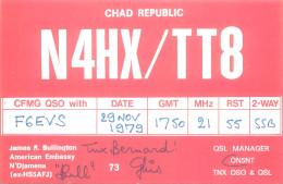 CARTE QSL : N'JAMENA . TCHAD . - Other & Unclassified
