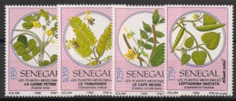 SENEGAL - 1990 - N°YT. 877 à 880 - Plantes Médicinales - Neuf Luxe ** / MNH / Postfrisch - Plantas Medicinales