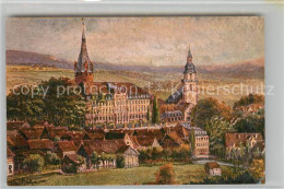 42934541 Erbach Odenwald Schloss Kirche Kuenstlerkarte  Erbach Odenwald - Erbach