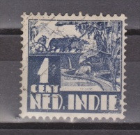 Nederlands Indie Netherlands Indies Dutch Indies 246 Used With Watermark ; Karbouw 1938-1939 - Nederlands-Indië
