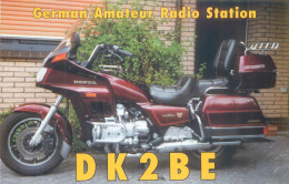 CARTE QSL : WIESMOR . ALLEMAGNE. GERMANY. ( BELLE MOTO HONDA 1200 ). - Andere & Zonder Classificatie