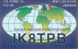 CARTE QSL : RENDE. ITALIE. - Otros & Sin Clasificación