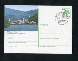 "BUNDESREPUBLIK DEUTSCHLAND" Bildpostkarte Mit Bildgleichem Stempel Ex "DEGGENDORF" (3887) - Illustrated Postcards - Used