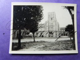 Reportage 14 X Ancien Photo  Ruines Eglise  Nivelle ? Belgique ?? - Kirchen Und Klöster