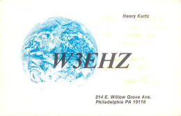 CARTE QSL : PHILADELPHIA . PENNSYLVANIE . USA . 1979. - Autres & Non Classés