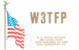 CARTE QSL : UPPER MARLBORO . MARYLAND . USA . 1979. - Autres & Non Classés