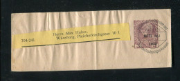 "OESTERREICH" 1910, Streifband "Alpen-Verein" Nach Wuerzburg (3897) - Bandes Pour Journaux