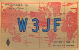 CARTE QSL : WARMINSTER . PENNSYLVANIA .1978. - Otros & Sin Clasificación