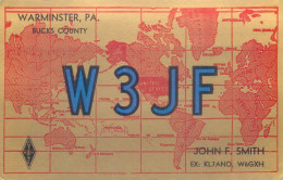 CARTE QSL : WARMINSTER . PENNSYLVANIA .1978. - Other & Unclassified