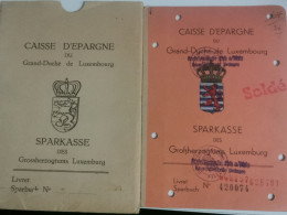 Sparbuch, Caisse D'épargne Luxembourg 1941 Niedercorn - 1940-1944 German Occupation