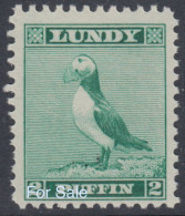 #10 Great Britain Lundy Island Puffin Stamp 1957 Standing Puffin Definitives #127 2p Retirment Forces Sale Price Slashed - Local Issues