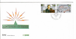 Irlanda / Ireland 1995 FDC 100° Radio Marconi - FDC