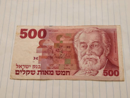 Israel-500 SHEQEL-HBARON EDMUND DE ROTHSCHILD-(1978-79)(454)(BLACK-NUMBER)-(0513935640)-xxf-bank Note - Israel