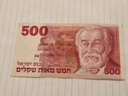 Israel-500 SHEQEL-HBARON EDMUND DE ROTHSCHILD-(1978-79)(458)(BLACK-NUMBER)-(0565863795)-xxf-bank Note - Israël