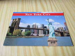 New York (Etats-Unis).Vue Panoramique - Statue De La Liberté. - Estatua De La Libertad