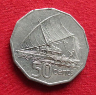 Fiji 50 Cents 1995 KM# 54a  *VT - Fiji