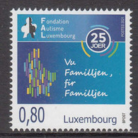 2021 Luxembourg Autism Foundation Health  Complete Set Of 1 MNH @ BELOW FACE VALUE - Ungebraucht