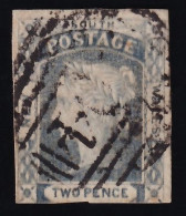 New South Wales, 1855  Y&T. 10, [Papel Grueso Amarillento.] - Oblitérés