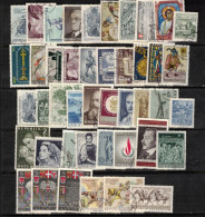 AUSTRIA ÖSTERREICH AUTRICHE 1967 1968 COLLECTION SAMMLUNG - 44 USED GESTEMPELT ESTAMPÉ ESTAMPADO  VARIOUS STAMPS - Sammlungen