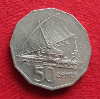 Fiji 50 Cents 1992 KM# 54a  *VT - Fidschi