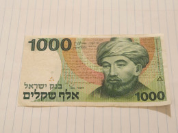 Israel-1000 SHEQELIM-MAIMONIDES-(1982-1986)(475)(BLACK-NUMBER)-(3153736566)-xxf-bank Note - Israel