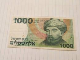 Israel-1000 SHEQELIM-MAIMONIDES-(1982-1986)(476)(BLACK-NUMBER)-(3313018827)-xxf-bank Note - Israele