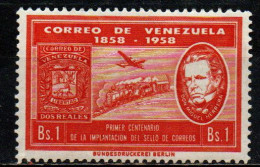 VENEZUELA - 1959 - Centenary Of Venezuelan Postage Stamps - MNH - Venezuela