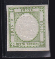 ITALIE - NAPLES - 1861 - N° 10 A 1/2 T VERT JAUNE - NEUF - Nápoles