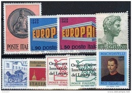 ITALIA REPUBBLICA - 1969 - Annata Completa - 9 Valori - Complete Year - ** MNH/VF - Années Complètes