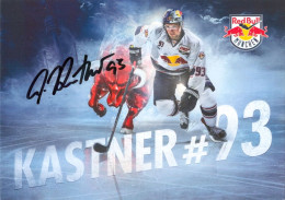 Autogramm Eishockey AK Maximilian Maxi Max Kastner EHC Red Bull München 15-16 Garmisch-Partenkirchen Riessersee Munich - Sports D'hiver