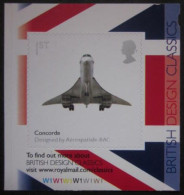 2009 ~ S.G. 2914 ~ DESIGN CLASSICS 3 (CONCORDE) SELF ADHESIVE BOOKLET STAMP. NHM  #01441 - Unused Stamps