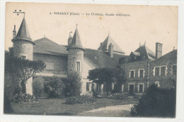 18  Cher - Massay  Le Château  Façade Interieur - Massay