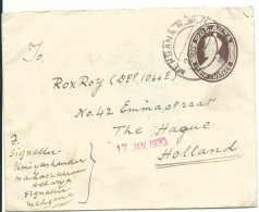 INDE ENTIER 3A  MEHSANA  POUR LA HAYE ( PAYS BAS ) DE 1929 LETTRE COVER - Covers