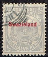 SWAZILAND / Oblitérés / Used / 1892 - Timbre Du Transvaal Surchargé - Swaziland (...-1967)