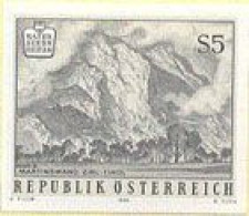 AUSTRIA(1986) Martinswall - Tirol. Black Print. Scott No 1349, Yvert No 1680. - Prove & Ristampe