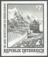 AUSTRIA(2000) Mountain. Black Print. Bicentennial Of First Ascent Of Grossglockner. Scott No 1812. - Probe- Und Nachdrucke