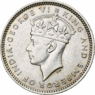 Malaisie, George VI, 10 Cents, 1941, Argent, SUP, KM:4 - Colonias