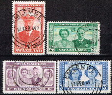 SWAZILAND / Oblitérés / Used / 1947 - Visite Royale - Swasiland (...-1967)