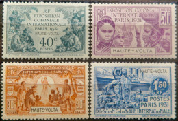 LP3972/191 - 1931 - COLONIES FRANÇAISES - HAUTE VOLTA - SERIE COMPLETE - N°66 à 69 NEUFS* - Unused Stamps
