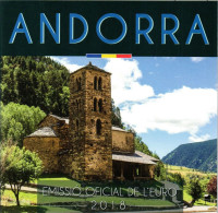 Andorre 2018 : Coffret BU Des 8 Pièces - Disponible En France - Andorre