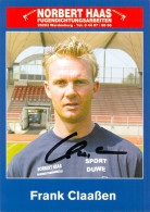 AK Christian Claaßen VfB Oldenburg 02-03 Barßel Hamburger SV HSV VfL Osnabrück Meppen Wilhelmshaven Deutschland Fußball - Autographes