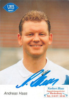 AK Andreas Haas VfB Oldenburg 96-97 Ollnborg Ooldenbuurich SV Germania 05 Wilhelmshaven Autogrammkarte Fußball Germany - Autographes