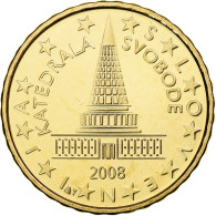 Slovénie, 10 Euro Cent, 2008, Laiton, FDC, KM:71 - Slovénie