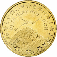 Slovénie, 50 Euro Cent, 2008, Laiton, FDC, KM:73 - Slovénie