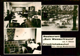 73901687 Friedrichsbauhof Restaurant Zum Wasserfreund Gastraum Gartenrestaurant  - Bestensee