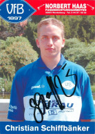 AK Christian Schiffbänker VfB Oldenburg 03-04 Wallenhorst VfL Osnabrück SW Schwarz-Weiß Rehden Rödinghausen Osterfeine - Autographes