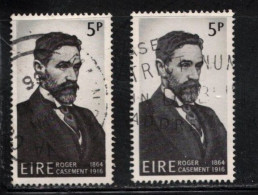 IRELAND Scott # 214 Used X 2 - Roger Casement - Used Stamps