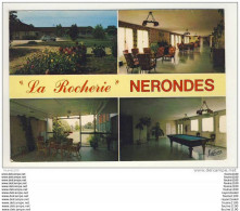 Format 15 Cm X 10,5 Cm Carte De Nérondes Maison De Retraite  La Rocherie  ( Billard ) ( Recto Verso ) - Nérondes
