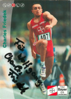 AK Dreispringer Charles Michael Friedek TSV Bayer 04 Leverkusen ASV DSHS Köln Gießen Olympia Weltmeister Triple Jump - Autografi